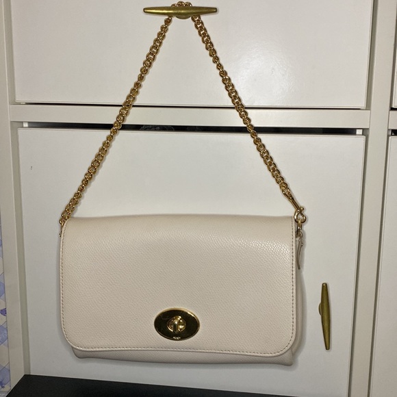 White COACH clutch, handbag, crossbody combo bag - Picture 2 of 6